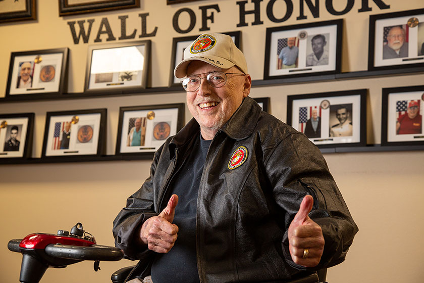 The Wall of Honor at Somerset Lodge